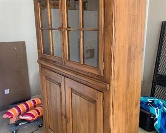 $525 / Virginia House Country Cupboard. Excellent condition. Lights up inside. 75Hx15Dx49L