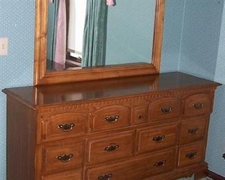 Long dresser w/ mirror