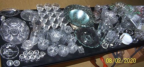 Glassware including some Victorian 