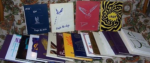 Fayette Year books - One 1945, then some from the 1950's thru 1990's.