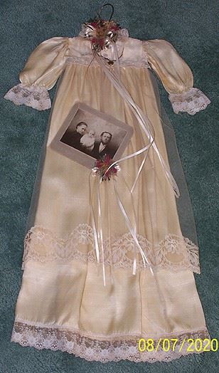 Antique child's dress  - early picture of child wearing it
