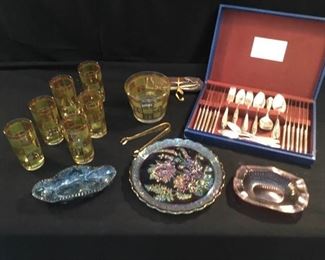 Glass and Silver Plate