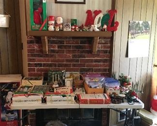 Christmas Items - Lights, Ornaments, Figurines, Candles, Etc.