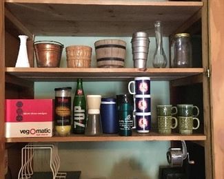 Tins, Pans, Coffee Cups, Etc.