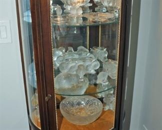 Rene Lalique  Collection + Display Case  