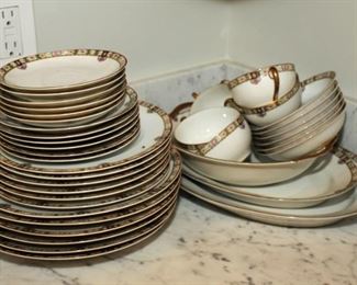 Noritake "M" Nippon dinnerware 