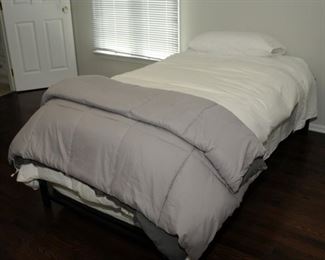 1 of 2 twin beds