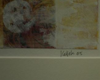 Signed Kallek prints 