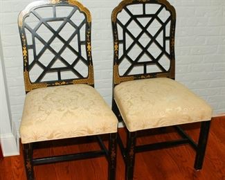 KENDEL SIDE ORIENTAL STYLE CHAIRS 