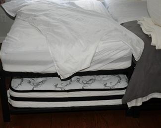 SET OF TWIN TRUNDLE BEDS