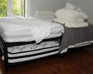 SET OF TWIN TRUNDLE BEDS