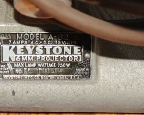 Vintage 50's Keystone Continental 16mm Model A-82 Projector Original Case