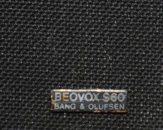 B & O Beovox S60 speakers and stands