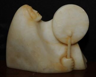 Adeline Chaddlesome Native American ~ Alabaster carving. 