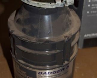 $50 -- Badger 1/2 HP Disposal