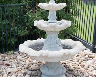 5 Ft Cement Fountain