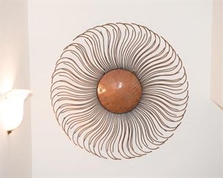 Metal Sun Wall Art
