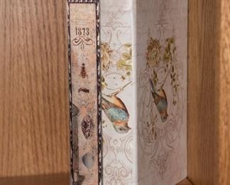 Wooden Stack of Books Home Decor