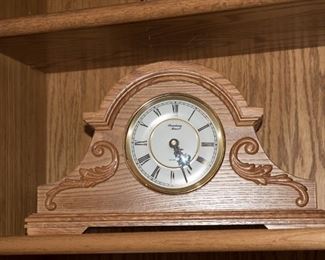 Oak Framed Mantle Clock