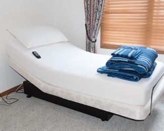 Twin Power Lift Bed and Mattress