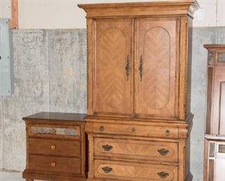 Italian Stanley Armoire Chest