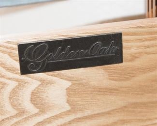 Golden Oak File Cabinet