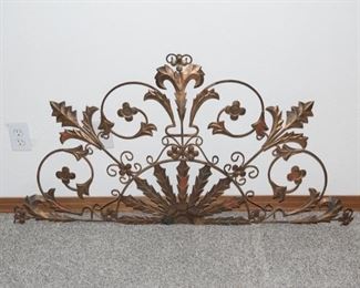 Gold Scrolled Ornate Metal Wall Decor