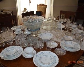 China, crystal, silver, glassware