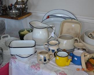 Vintage enamelware
