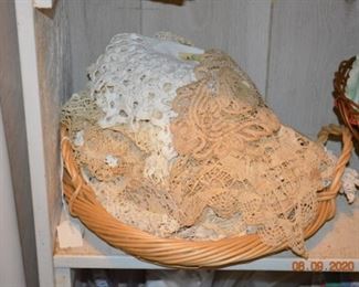 Handmade antique linens