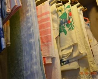 Vintage linens and table cloths