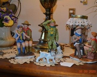 Norman Rockwell Boy Scout Figurines