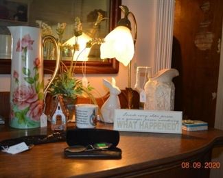 Hand painted pitcher