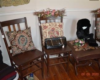Oak chairs- vintage