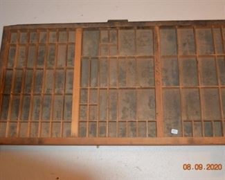 Vintage printers drawer