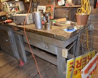 Vintage work bench