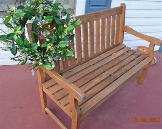 Teak bench
