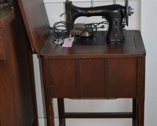 Antique Majestic Sewing Machine