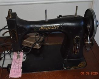 Antique Majestic Sewing Machine