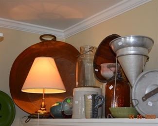 Very large copper pot