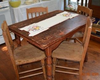 Antique Draw leaf table