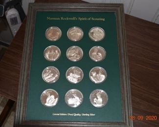 Norman Rockwell’s Spirit of Scouting Limited Edition Proof Quality Sterling Silver