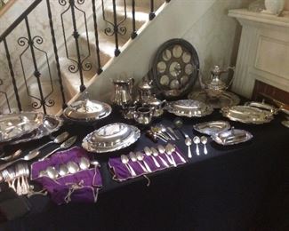 All silver plated  but very nice items