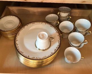 Noritake china gold
