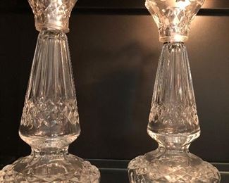 Waterford candle holders