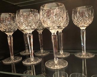 Waterford wine glasses (7)