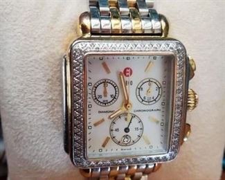 Michelle Watch diamond bezel, gold and stainless steel from Nordstrom-also has extra links and bands!