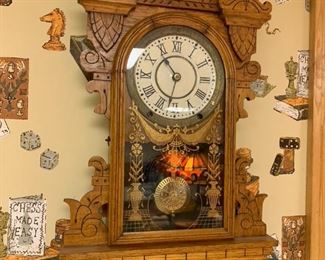 Seth Thomas shelf clock.