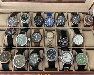 Invicta watch collection.