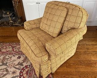 One of a pair of Sherrill club chairs